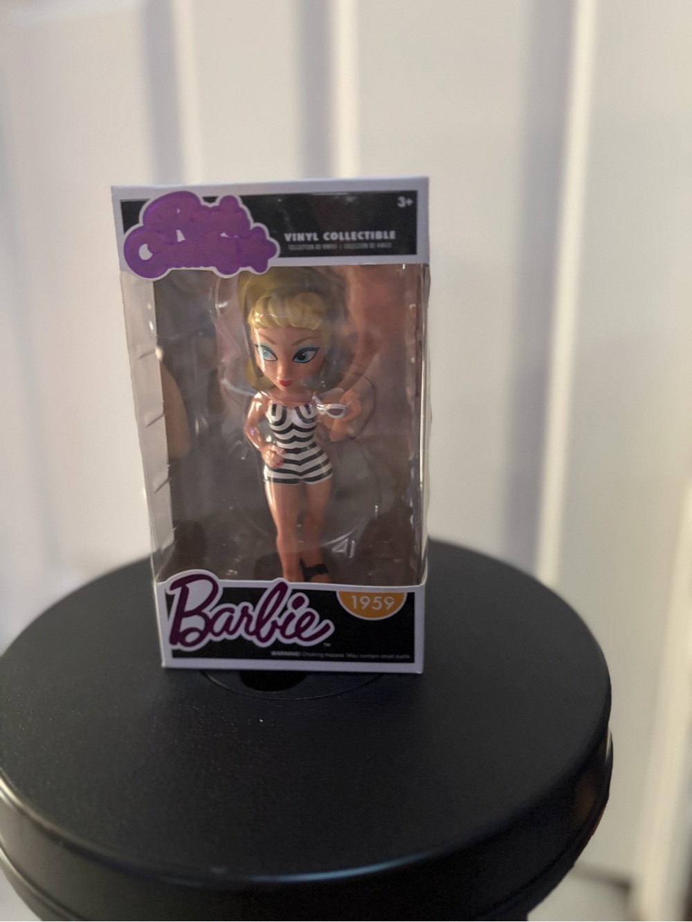 Barbie Black & White Striped Vinyl Collectible Doll